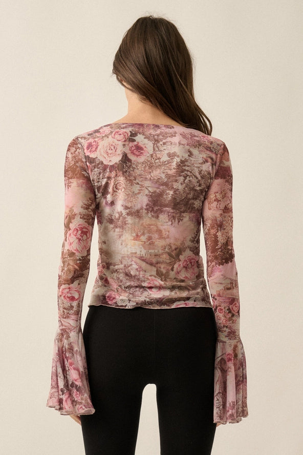 Maeve Mesh Top