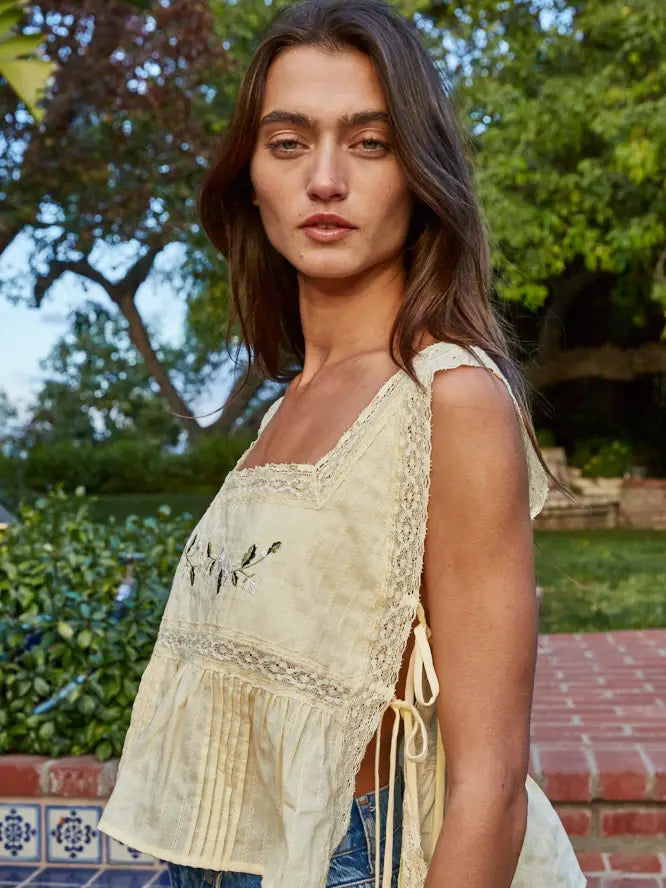 Norah Embroidered Tank