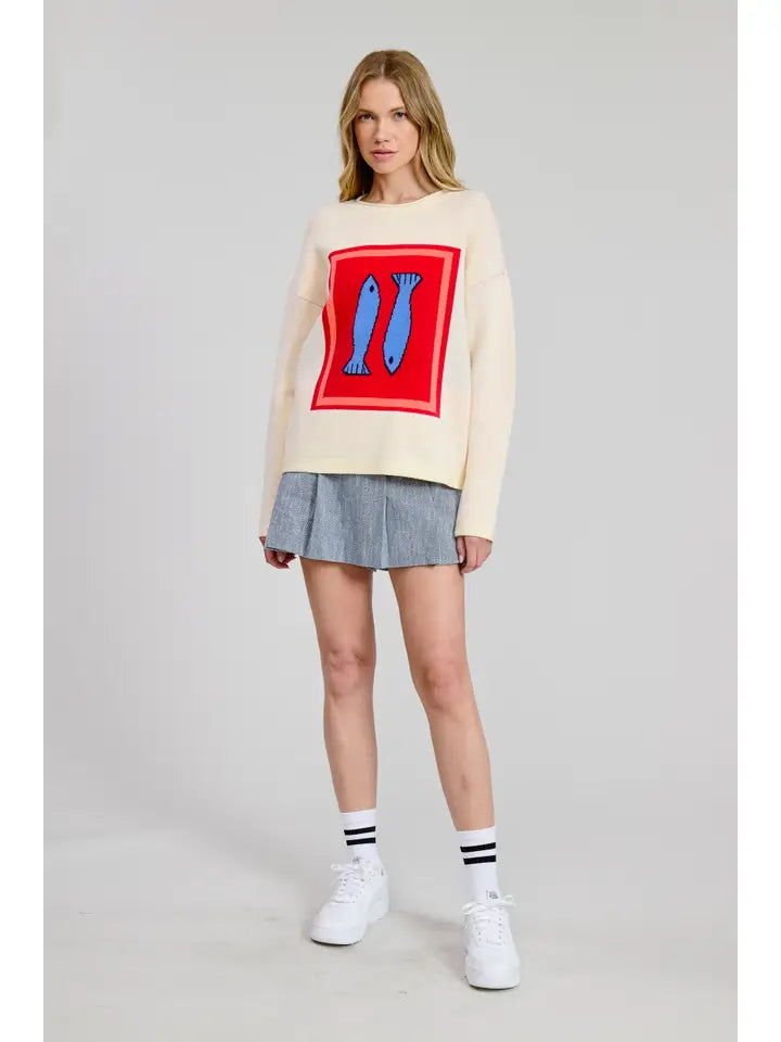 Sardine Box Sweater Top