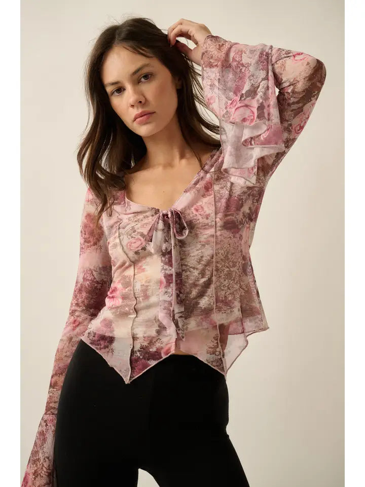 Maeve Mesh Top
