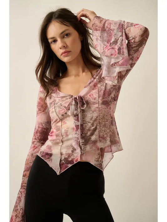 Maeve Mesh Top