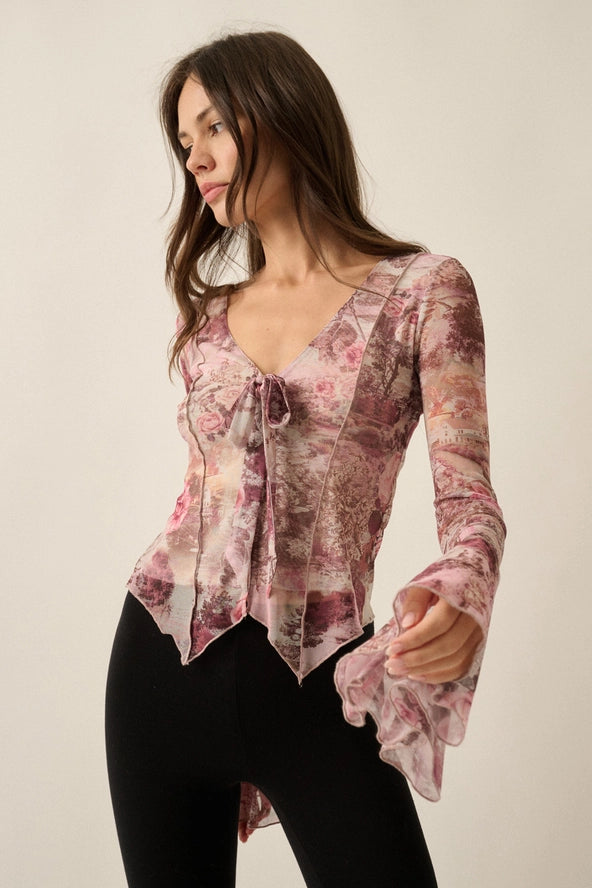 Maeve Mesh Top