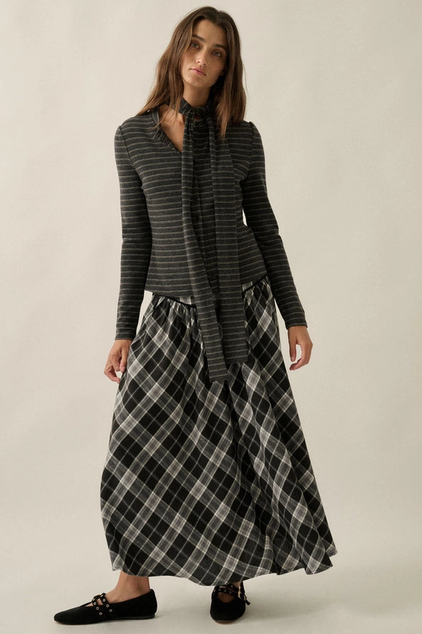 Phoebe Plaid Skirt