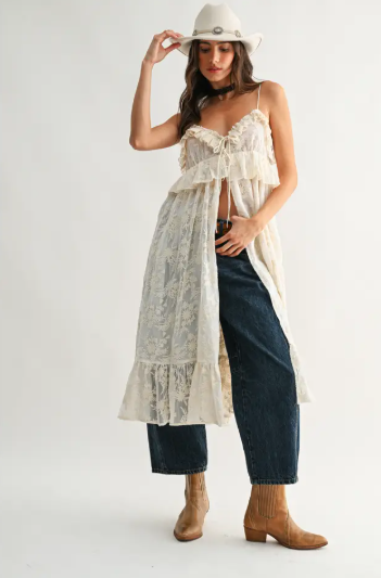 Gemma Tie-Front Duster