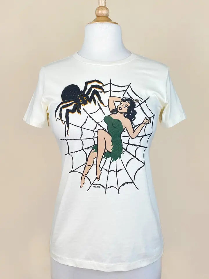 Web of Lies Fitted Tee