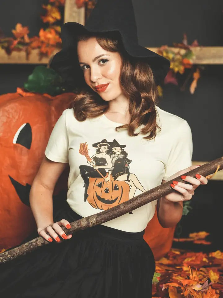 Witch Sisters Fitted Tee